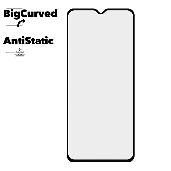 Защитное стекло для Samsung Galaxy A13 Super max Anti-static big curved glass