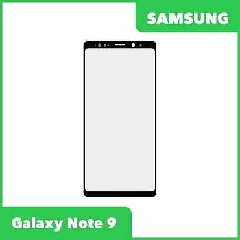 Стекло + OCA пленка для переклейки Samsung Galaxy Note 9 (N960F), черный