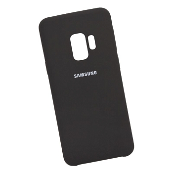 Силиконовый чехол "Silicone Cover" для Samsung Galaxy S9 (черный)