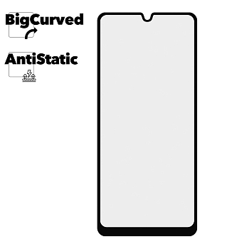 Защитное стекло для Samsung Galaxy A33 Super max Anti-static big curved glass
