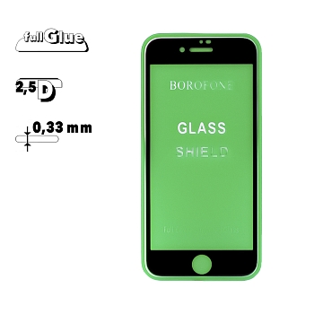 Защитное стекло Borofone E. S. F. S. S. T. G. 2.5D для Apple iPhone SE 2020 0.33 мм, черное