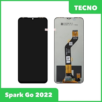 LCD дисплей для Tecno Spark Go 2022 в сборе с тачскрином (черный)