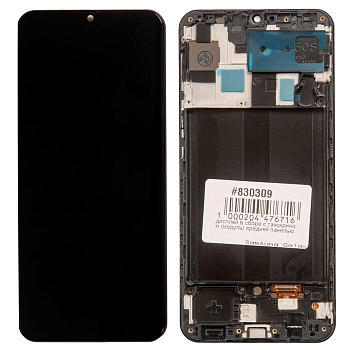 Дисплей для Samsung Galaxy A50 2019 (A505F) Incell, в сборе с тачскрином и средней панелью, черный