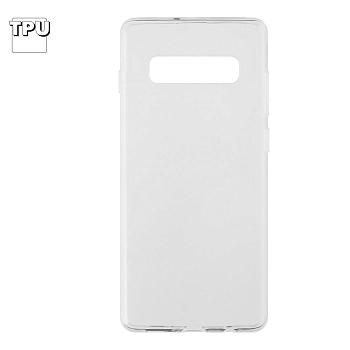 Чехол силиконовый "LP" для Samsung Galaxy S10+ TPU, прозрачный (европакет)