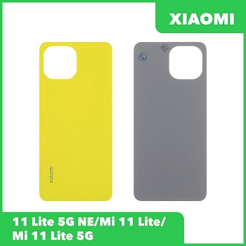 Задняя крышка для Xiaomi 11 Lite 5G NE, Mi 11 Lite, Mi 11 Lite 5G (желтый)