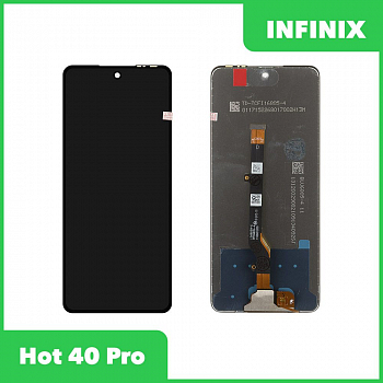 LCD дисплей для Infinix Hot 40 Pro с тачскрином (черный)