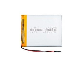 Аккумуляторная батарея Li-pol (4x60x75мм), 2pin, 3.7В, 3900мАч