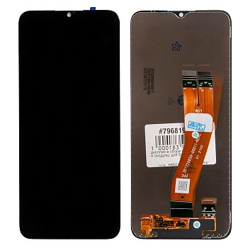 Дисплей для Samsung Galaxy A02s (A025F) + тачскрин, черный (100%)