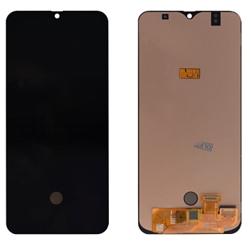 Дисплей Samsung A505F, A507F (A50, A50S)+тачскрин (черный) OLED