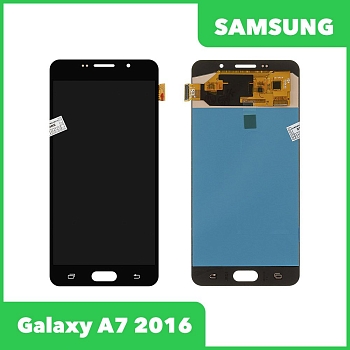 LCD дисплей для Samsung Galaxy A7 2016 SM-A710 в сборе с тачскрином (OLED), черный