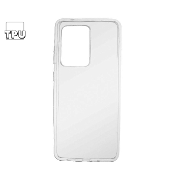 Силиконовый чехол "LP" для Samsung Galaxy S20 Ultra TPU, прозрачный (коробка)