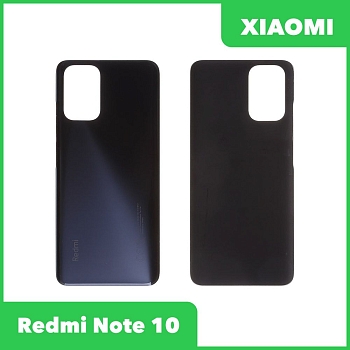 Задняя крышка для Xiaomi Redmi Note 10 (черный)